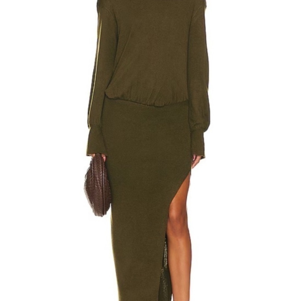 SER.O.YA Olive Knit Sweater